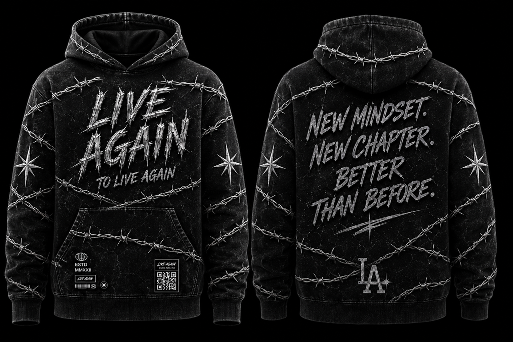 LA Living again barbed wire clothing