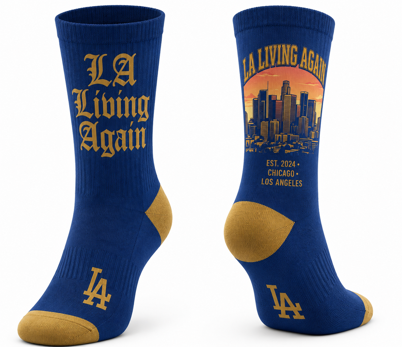Living Again socks.