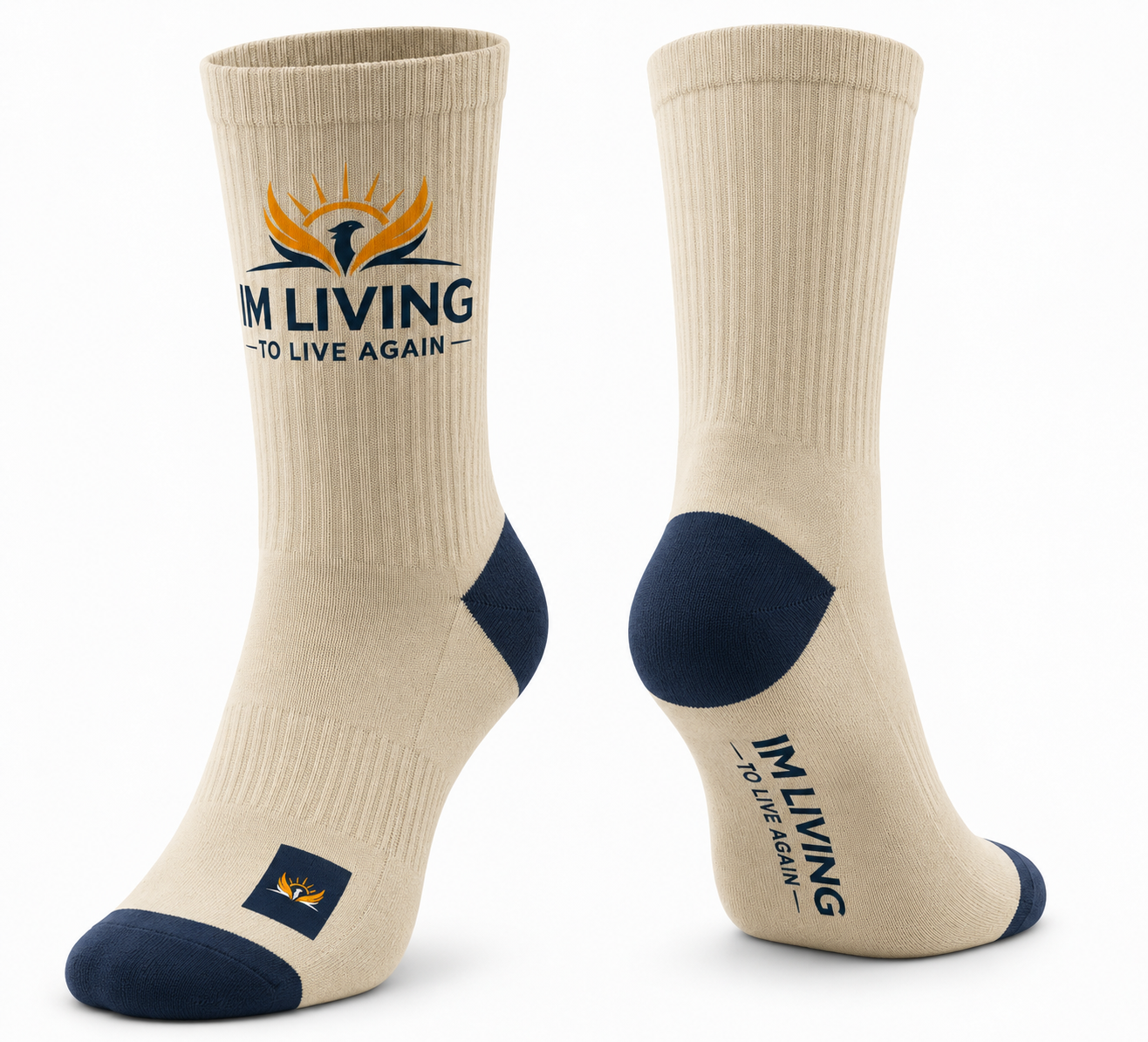 Living Again socks.